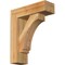 Ekena Millwork Imperial Block Rough Sawn Bracket w/ Offset Brace, Western Red Cedar, 6"W x 18"D x 22"H BKT0604X18X22IMP05RWR - alternate 1